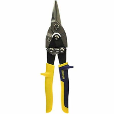 GIZMO 10 in. Vise-Grip Aviation Utility Snips - Cuts Straight & Wide Curves GI3655899